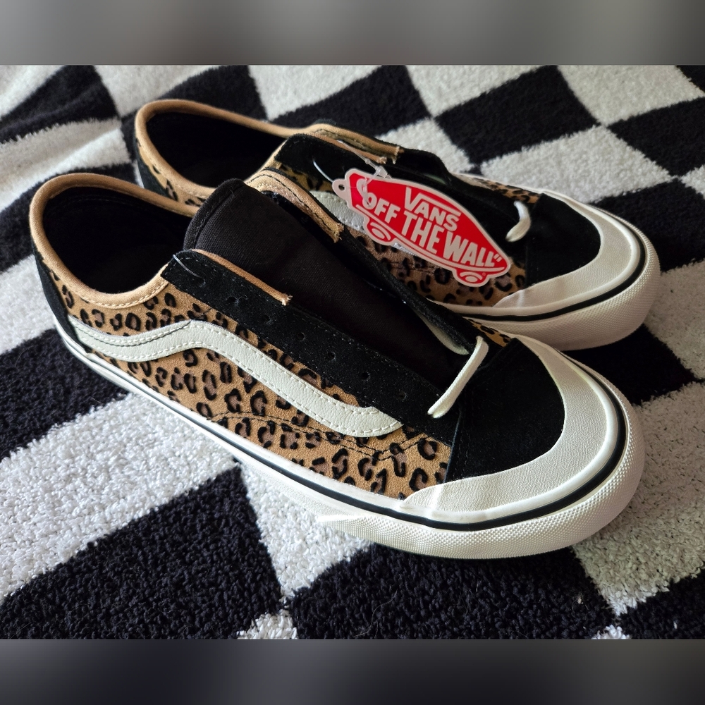 Vans Style 36 Decon SF ‘Mini Leopard’ ULTRACUSH Sneakers size 10 NEW